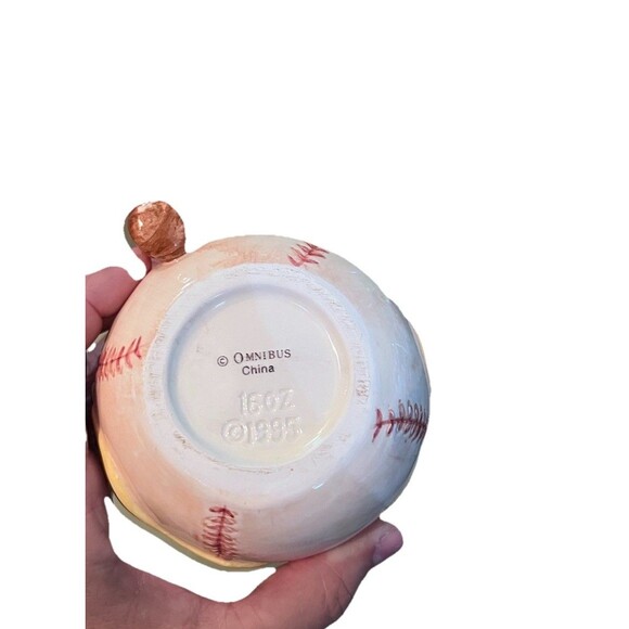 Vtg Fitz & Floyd Omnibus 1995 Baseball Coffee Tea Mug Cup 16 Oz America's Game - Picture 7 of 7